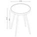 Kaelyn 4-piece Round Coffee and End Table Set Gold