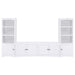 Laughlin 3-piece Entertainment Center TV Stand White