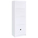 Laughlin 4-shelf Engineered Wood Media Tower White