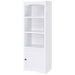 Laughlin 4-shelf Engineered Wood Media Tower White