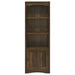 Laughlin 4-shelf Engineered Wood Media Tower Dark Pine
