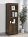 Laughlin 4-shelf Engineered Wood Media Tower Dark Pine