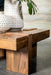Samira Square Solid Wood Coffee Table Natural Sheesham