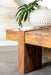 Samira Square Solid Wood Coffee Table Natural Sheesham