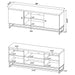 Myles 2-door Engineered Wood 60-inch TV Stand Rustic Oak