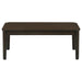 Amaro 3-piece Coffee and End Table Set Dark Brown