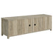 Madra 2-door Engineered Wood 79-inch TV Stand Distressed Pine