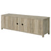 Madra 2-door Engineered Wood 79-inch TV Stand Distressed Pine