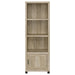 Sachin 3-piece 79-inch TV Entertainment Center Antique Pine