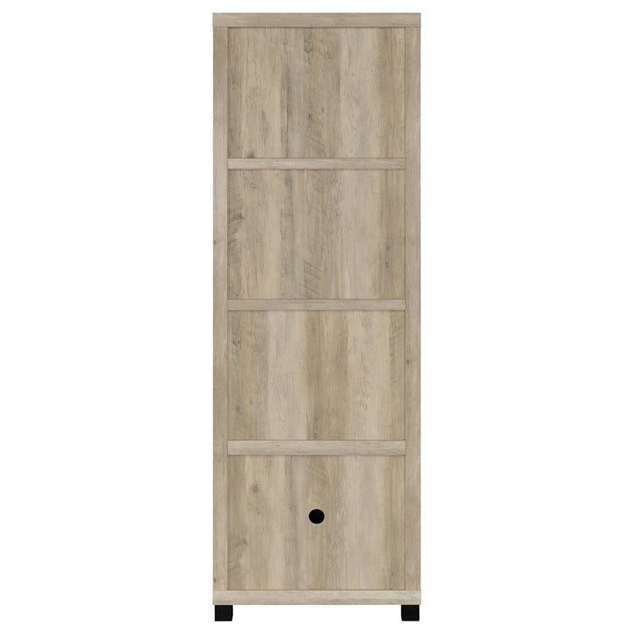 Sachin 3-piece 79-inch TV Entertainment Center Antique Pine