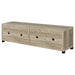 Sachin 3-piece 79-inch TV Entertainment Center Antique Pine