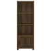Sachin 3-piece 79-inch TV Entertainment Center Dark Pine