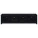 Sachin 3-piece Entertainment Center 79-inch TV Stand Black