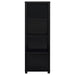 Sachin 3-piece Entertainment Center 79-inch TV Stand Black