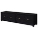 Sachin 3-piece Entertainment Center 79-inch TV Stand Black