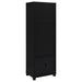 Sachin 3-piece Entertainment Center 79-inch TV Stand Black