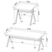 Colmar 3-piece Engineered Wood Coffee Table Set Golden Oak