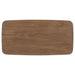 Radley 3-piece Rectangular Coffee Table Set Natural Walnut