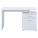 Irving 47-inch 2-drawer Office Computer Desk White