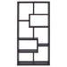 Theo 71-inch 6-shelf Bookshelf Cappuccino