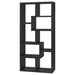 Theo 71-inch 6-shelf Bookshelf Cappuccino