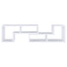 Velma Multipurpose TV Stand and Bookshelf White
