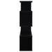 Emelle 63-inch 4-shelf Glass Panel Bookshelf Black