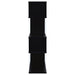 Emelle 63-inch 4-shelf Glass Panel Bookshelf Black