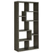 Theo 71-inch 6-shelf Bookshelf Weathered Grey