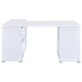 Yvette 60-inch 3-drawer L-Shape Computer Desk White