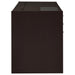 Halston 47-inch 2-drawer Office Desk with Cabinet Cappuccino