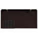Halston 47-inch 2-drawer Office Desk with Cabinet Cappuccino
