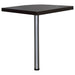Skylar L-Shape Desk with Mobile File Cabinet Cappuccino