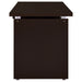Skylar 55-inch Computer Desk with Keyboard Drawer Cappuccino