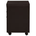 Skylar 3-drawer Home Office Mobile File Cabinet Cappuccino