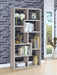 Theo 71-inch 6-shelf Bookshelf Grey Driftwood