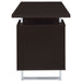 Lawtey 60-inch 2-drawer Office Computer Desk Cappuccino