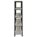Analiese 63-inch 4-shelf Double Bookshelf Grey Driftwood