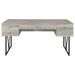 Analiese 63-inch 4-drawer Writing Desk Grey Driftwood