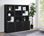 Westpark 3-shelf Bookcase USB and Lockable Drawer Black