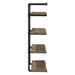 Elmcrest 24-inch 4-shelf Wall Bookshelf Rustic Oak