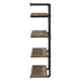 Elmcrest 24-inch 4-shelf Wall Bookshelf Rustic Oak