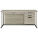 Loomis 60-inch 4-drawer Computer Desk Whitewashed Grey