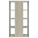 Loomis 72-inch 4-shelf Bookshelf Whitewashed Grey