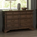 Hartshill 5-drawer Home Office File Cabinet Burnished Oak
