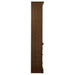 Hartshill 78-inch 3-shelf Cabinet Bookcase Burnished Oak