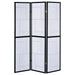 Damis 3-Panel Room Divider Folding Shoji Screen Black