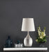 Tenya 24-inch Empire Shade Urn Table Lamp Silver (Set of 2)