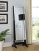 Cortez Cheval Mirror with Jewelry Storage Black