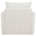 Sarco Corduroy Upholstered Swivel Accent Arm Chair Ivory